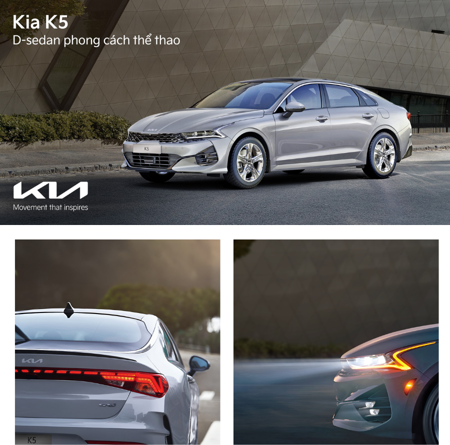 Kia K5 | D-sedan phong cách thể thao